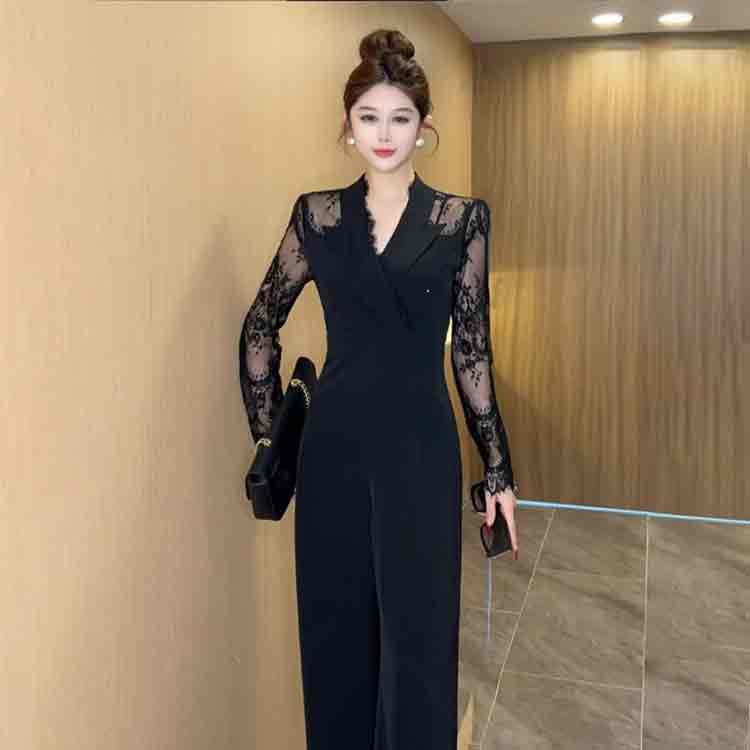 Chiffon Lace Jumpsuit